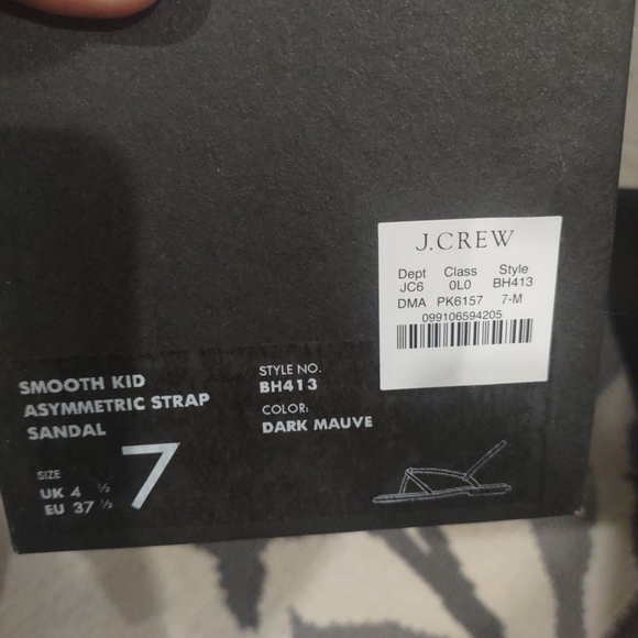 J Crew Asymmetrical strap sandals 7 - Picture 3 of 3